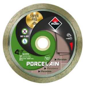 Rubi Tools 31913 Porcelain Superpro Dry Diamond Blade - 4 1/2