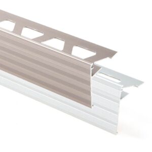 Schluter SCHIENE-STEP Aluminum Stair Nose Tile Edging Trim