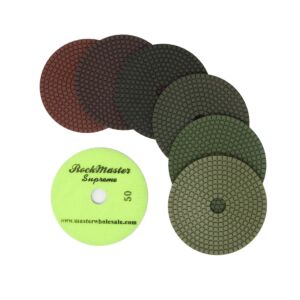 RockMaster Supreme Wet Polishing Pads - 5