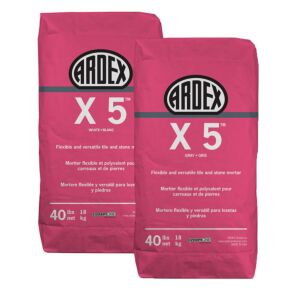 Ardex X 5 Flexible Modified Tile and Stone Mortar - 40 lb bag
