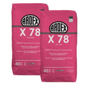 Ardex X 78 MICROTEC Semi-Pourable Tile and Stone Mortar - 40 lb bag
